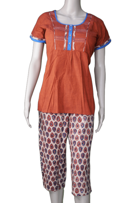 Maybell Nightsuit (Lite Brown)