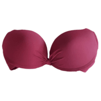 Satin Cotton Semi Coverage Wired Pink Fancy Bra