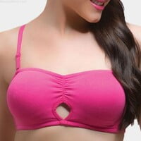 Laavian Solid Fashion Molded Wire Free Branded Bra