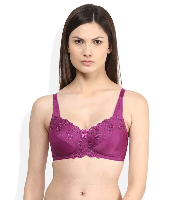 Triumph Mauve Minimizer 56 N Wirefree Bra