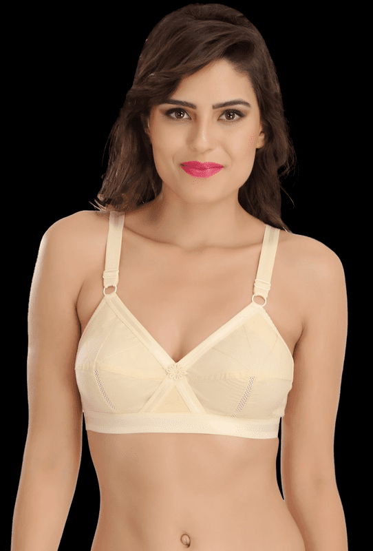 Sona Solid Cotton Full Cup Everyday Plus Size Bra - Perfecto