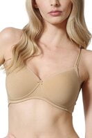 Van Heusen Solid Perforated Cups Non Wired Padded Bra