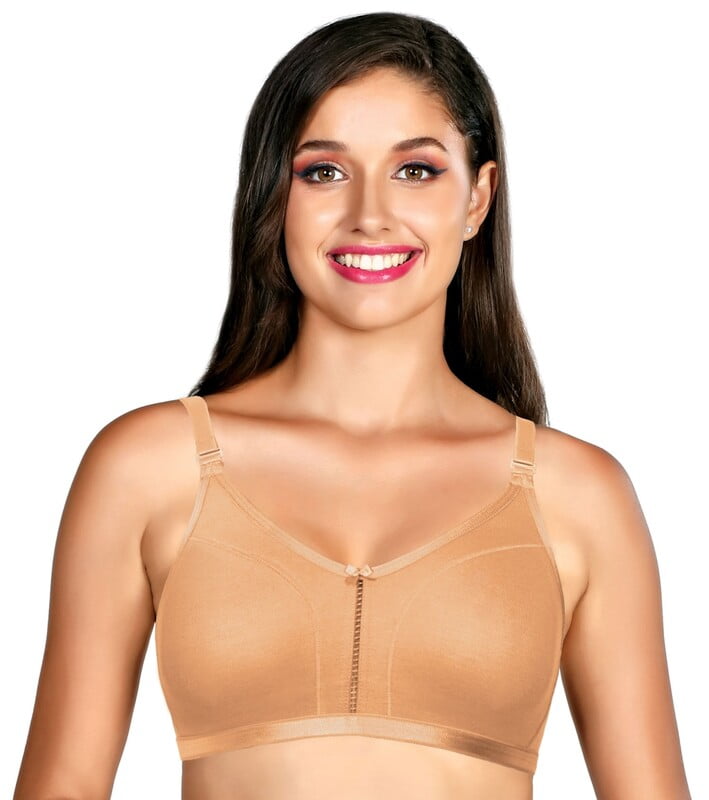 Enamor A029 Jiggle Control Cotton Classic Bra - Non-padded Wirefree & Full  Coverage