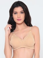 Laavian Solid Seamless Cotton Nursing Bra Laavian Solid Seamless Cotton Nursing Bra