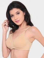 Laavian Solid Seamless Cotton Nursing Bra