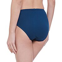 Van Heusen Women's Plain Anti-Bacterial Bikini Dark Assorted (Pack of 3)