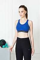 Van Heusen Absolute Comfort Slip On Sports Bra- Cobalt