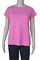 Loveable Sports Womens Crew Neck Tee (Pink)