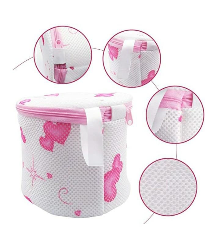Double Layer Laundry Washing Bag Circular Zipper Cloth Bag Mesh Bra Lingerie Cleaning Wash Bag, for Washing Machine Double Layer Laundry Washing Bag Circular Zipper Cloth Bag Mesh Bra Lingerie Cleaning Wash Bag, for Washing Machine