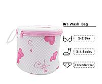 Double Layer Laundry Washing Bag Circular Zipper Cloth Bag Mesh Bra Lingerie Cleaning Wash Bag, for Washing Machine Double Layer Laundry Washing Bag Circular Zipper Cloth Bag Mesh Bra Lingerie Cleaning Wash Bag, for Washing Machine