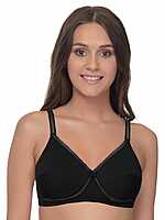 Enamor A056 Comfort X-Frame Lift Support Bra -Stretch Cotton Non-Padded Wirefree High Coverage