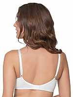 Enamor A056 Comfort X-Frame Lift Support Bra -Stretch Cotton Non-Padded Wirefree High Coverage