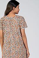 KALAMKARI PRINTED NIGHTY - BEIGE KALAMKARI PRINTED NIGHTY - BEIGE