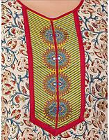 KALAMKARI PRINTED NIGHTY - BEIGE KALAMKARI PRINTED NIGHTY - BEIGE
