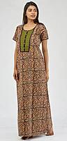 KALAMKARI NIGHTY - BROWN KALAMKARI NIGHTY - BROWN