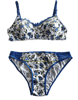 Lady Love Printed Lilly Set Bra & Panty Bridal Set