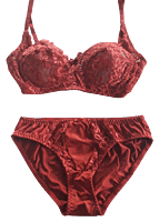 It's a Match Velvet Bralette and Panty Set