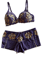 Lady Love Blue Berry Bra & Panty Bridal Set