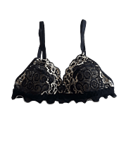 Lady Love Black Berry Bra & Panty Set