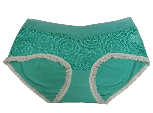 Fancy Mesh Lacely Netted Panty (Green)