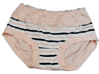 Fancy Mesh Lacely Netted Panty - Lite Peach