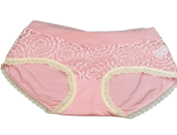 Fancy Mesh Soft Satin Netted Panty- Baby Pink Fancy Mesh Soft Satin Netted Panty- Baby Pink