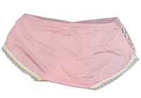Fancy Mesh Soft Satin Netted Panty- Baby Pink Fancy Mesh Soft Satin Netted Panty- Baby Pink