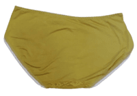 Fancy Mesh Lacely Netted Panty - Mustard