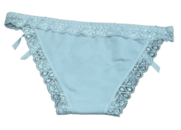 Fancy Mesh Soft Satin Netted Panty- White And Black