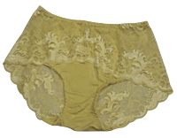 Fancy Boy Shorts Lacely Panty - Gold