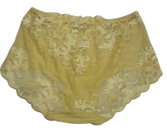 Fancy Boy Shorts Lacely Panty - Gold