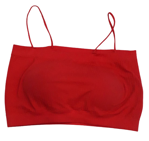 Lightly Padded Sports Bra - Red