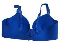 UnderWired Semi Coverage Padded Bra - Blue