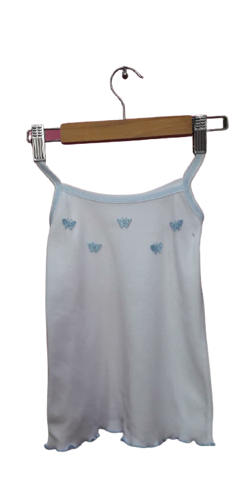 Stylish Kids Fancy Slip - White & Blue