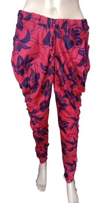 Buy Kaanchie Nanggia Red Cotton Printed Dhoti Pants for Women Online  Tata  CLiQ Luxury