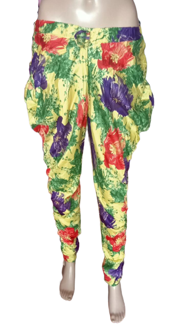 Womens Pajama Printed Cotton Dhoti Pants