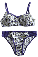 Lady Love Printed Lilly Set Bra & Panty Bridal Set Lady Love Printed Lilly Set Bra & Panty Bridal Set