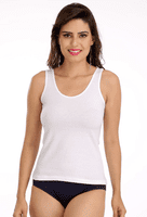 Sona Solid 8003 Lace Enchance The Beauty Of Camisole Racer Top