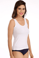 Sona Solid 8003 Lace Enchance The Beauty Of Camisole Racer Top