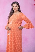 Maybell Feeding Kurti (Orange) Maybell Feeding Kurti (Orange)