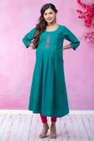 Maybell Feeding Kurti (Dark Green)