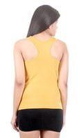 Strawberry Solid Racer Back Tank Top