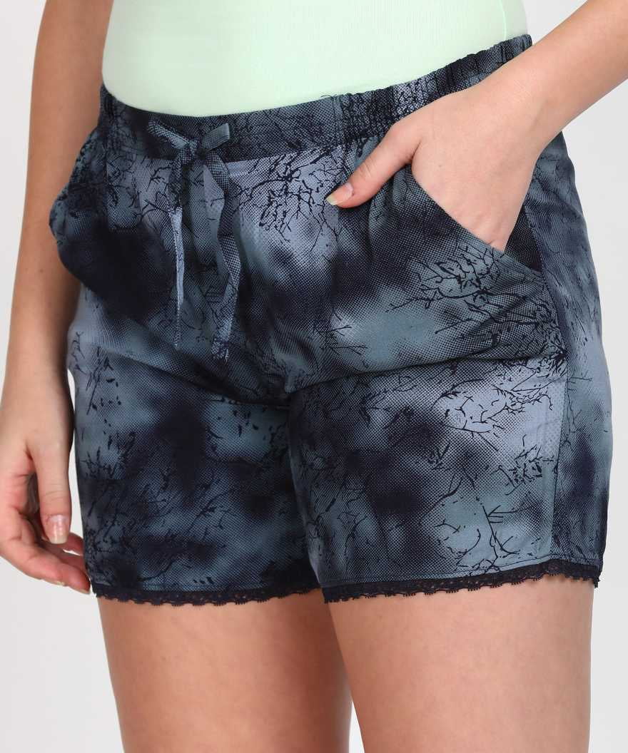 Fruit Of The Loom Printed Shorts (Blue) Fruit Of The Loom Printed Shorts (Blue)