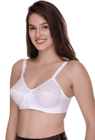 Sona Solid Bee Heart Elastic Cotton Bra